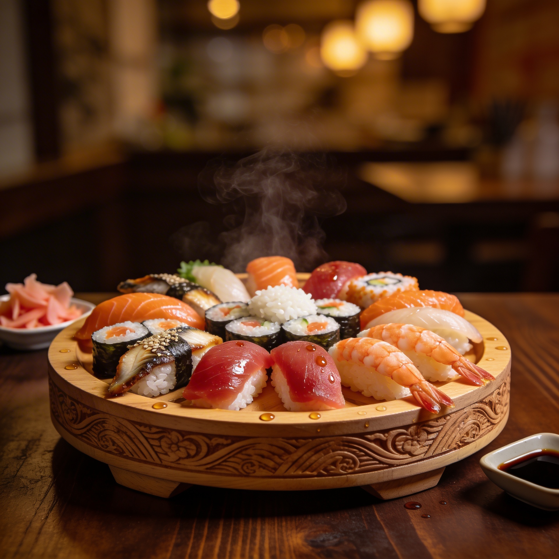 Seedream 4.5 sushi platter